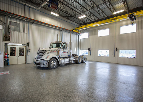 Industrial garage floor coating