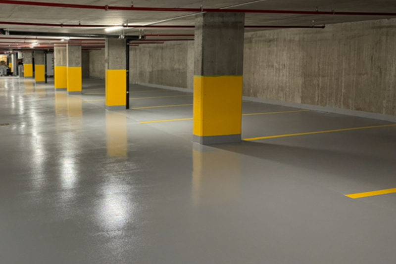 Plancher de stationnement étagé