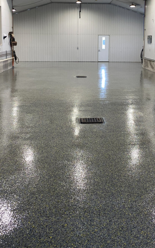 Plancher garage en époxy