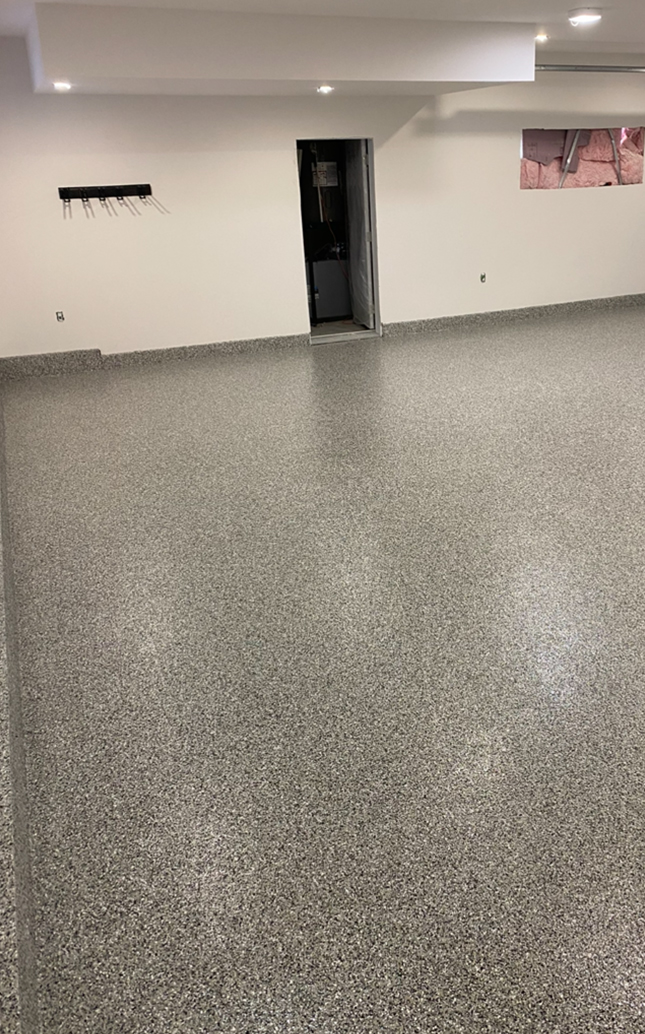 Plancher garage en époxy