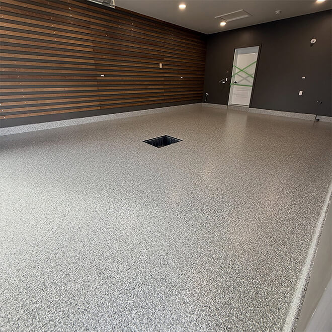 Plancher époxy Victoriaville.