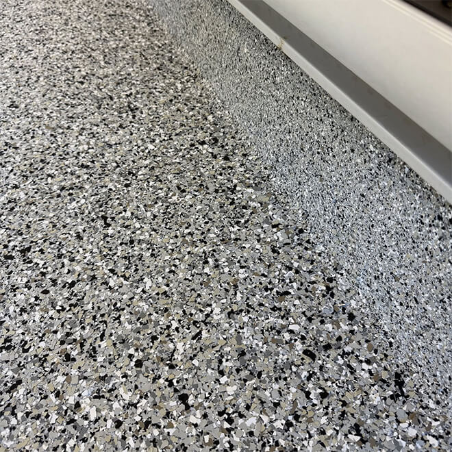 Plancher Époxy PolySurface Centre-du-Québec.
