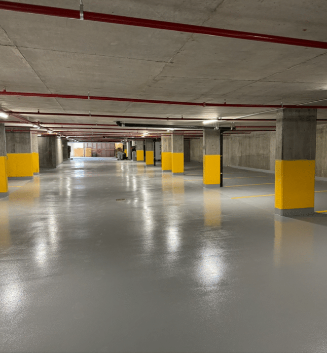 Membrane de stationnement étagé Polysurface.