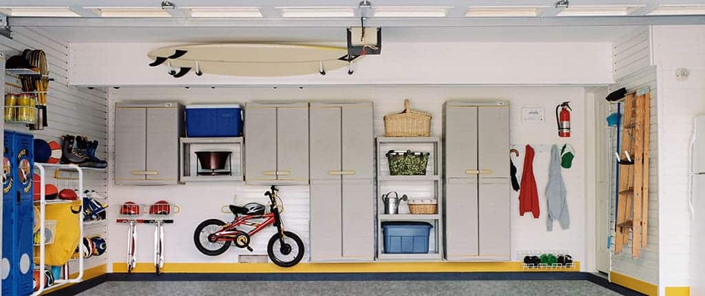 Plancher de garage.