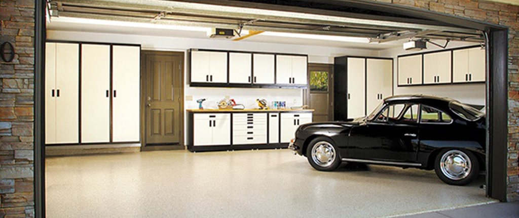 Plancher de garage.