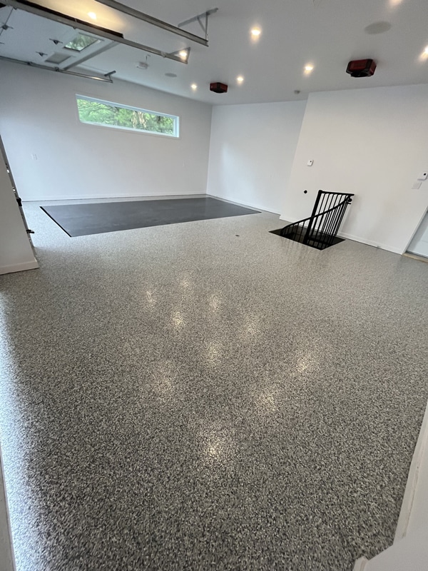 Plancher de garage.